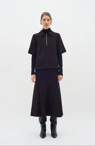 INWEAR<BR>
Cocent Skirt<BR>
Black<BR>