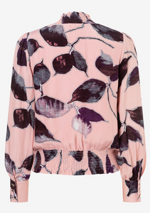 MORE AND MORE<BR>
Blouse with Autumn Leafy Print<BR>
Print<BR>