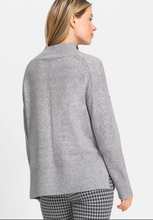Load image into Gallery viewer, OLSEN&lt;BR&gt;
Long Sleeve Mock Neck Pullover&lt;BR&gt;
Grey, Lilac, Red&lt;BR&gt;
