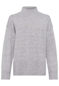 OLSEN<BR>
Long Sleeve Mock Neck Pullover<BR>
Grey, Lilac, Red<BR>