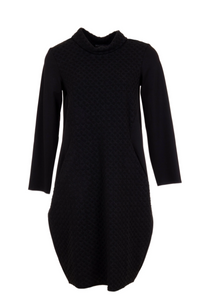PERUZZI<BR>
Jacquard Dress<BR>
Black<BR>