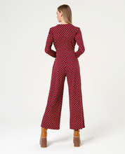Load image into Gallery viewer, SURKANA&lt;BR&gt;
Crossover Jumpsuit&lt;BR&gt;
Red&lt;BR&gt;
