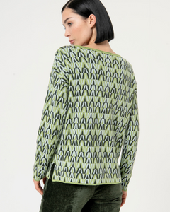 SURKANA<BR>
Jacquard Top<BR>
Multi<BR>