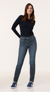 GERRY WEBER<BR>
Alissa Jeans<BR>
Black/ Blue<BR>