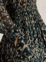 Load image into Gallery viewer, WHITE STUFF&lt;BR&gt;
Edie Spot Maxi Dress&lt;BR&gt;
Black&lt;BR&gt;
