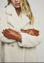 Load image into Gallery viewer, RINO AND PELLE&lt;BR&gt;
Jasmijn Leather Gloves&lt;BR&gt;
Grey, Russet&lt;BR&gt;
