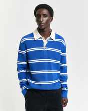 Load image into Gallery viewer, GANT&lt;BR&gt;
Ribbed Cotton RugbyShirt&lt;BR&gt;
447&lt;BR&gt;

