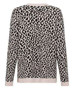 OLSEN<BR>
Henry Fit Animal Print<BR>
Latte<BR>