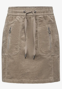 STREET ONE<BR> 
Cord Skirt<BR>
Beige<BR>