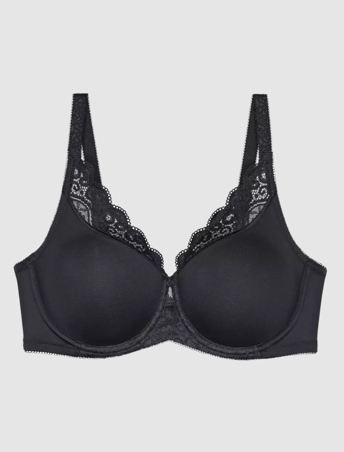 TRIUMPH<BR>
Amourette Bra<BR>
Black<BR>
