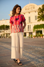 Load image into Gallery viewer, PERUZZI&lt;BR&gt;
Satin Print Top&lt;BR&gt;
