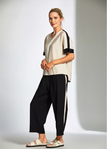 PERUZZI<BR>
Side Stripe Slouch Trousers<BR>