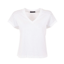 Load image into Gallery viewer, PERUZZI&lt;BR&gt;
Metallic Dot Shirt&lt;BR&gt;
White&lt;BR&gt;
