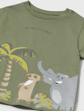 Load image into Gallery viewer, MAYORAL&lt;BR&gt;
Boy T- Shirt&lt;BR&gt;
Sage&lt;BR&gt;
