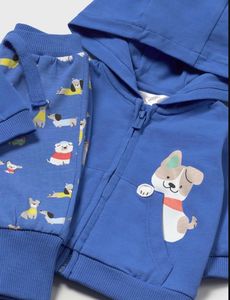 MAYORAL<BR>
Newborn Tracksuit with Bodysuit<BR>
Blue<BR>