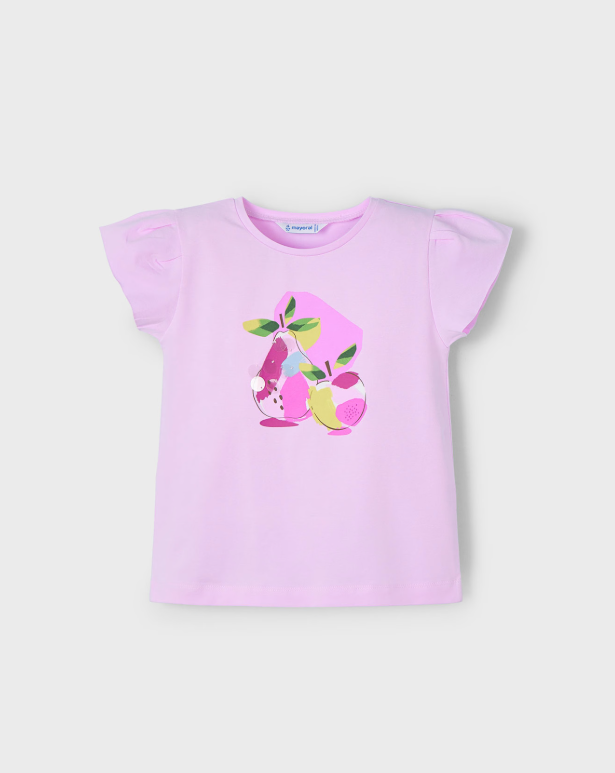 MAYORAL<BR>
Girl T-Shirt<BR>
Pink<BR>