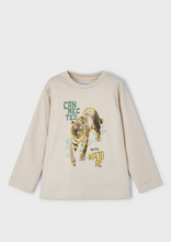 Load image into Gallery viewer, MAYORAL&lt;BR&gt;
Long Sleeve Tiger T-shirt&lt;BR&gt;

