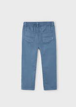Load image into Gallery viewer, MAYORAL&lt;BR&gt;
Boy Twill Trousers with Drawstring&lt;BR&gt;
Dark Laurel, Horizon&lt;BR&gt;
