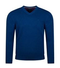 Load image into Gallery viewer, ANDRE MENSWEAR&lt;BR&gt;
Valencia V neck Jumper&lt;BR&gt;
Ink, Navy, Sage&lt;BR&gt;

