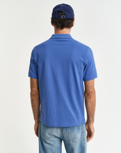 Load image into Gallery viewer, GANT&lt;BR&gt;
Short Sleeve Pique Polo Shirt&lt;BR&gt;
Blue, Pink&lt;BR&gt;
