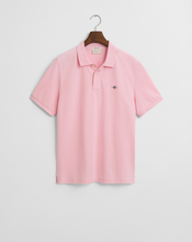Load image into Gallery viewer, GANT&lt;BR&gt;
Short Sleeve Pique Polo Shirt&lt;BR&gt;
Blue, Pink&lt;BR&gt;
