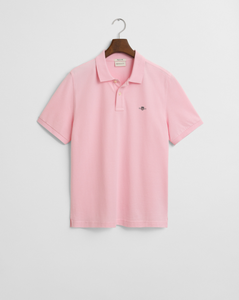 GANT<BR>
Short Sleeve Pique Polo Shirt<BR>
Blue, Pink<BR>