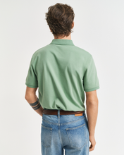 Load image into Gallery viewer, GANT&lt;BR&gt;
Contrast Pique Polo Shirt&lt;BR&gt;
Sage&lt;BR&gt;
