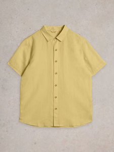 WHITE STUFF<BR>
Keswick Short Sleeve Shirt<BR>
Dark Navy, Light Green<BR>