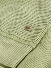 Load image into Gallery viewer, WHITE STUFF&lt;BR&gt;
Attadale Crew Neck Jumper&lt;BR&gt;
Light Green, Dark Navy&lt;BR&gt;
