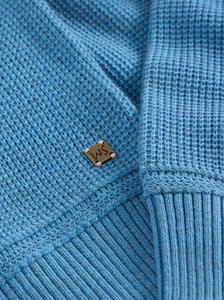 WHITE STUFF<BR>
Attadale Crew Neck Knit<BR>
Grey, Light Blue<BR>
