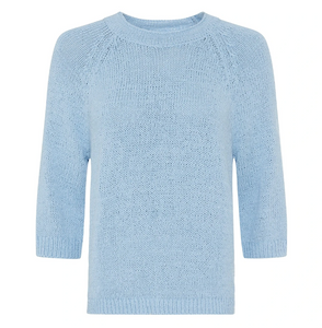 OLSEN<BR>
Women's Sweater<BR>
Blue<BR>