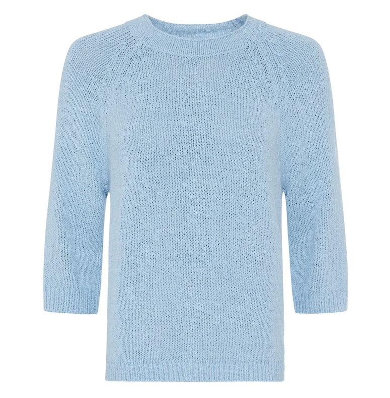 OLSEN<BR>
Women's Sweater<BR>
Blue<BR>