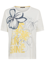 Load image into Gallery viewer, OLSEN&lt;BR&gt;
Graphic T-Shirt&lt;BR&gt;
Yellow&lt;BR&gt;
