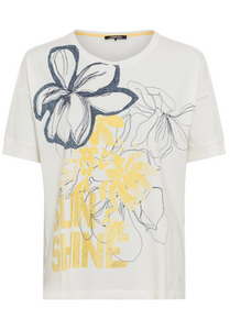 OLSEN<BR>
Graphic T-Shirt<BR>
Yellow<BR>