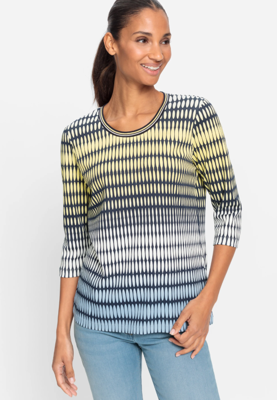 OLSEN<BR>
AllOver Print TShirt<BR>