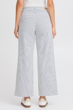 Load image into Gallery viewer, FRANSA&lt;BR&gt;
Tessa Stripe Jeans&lt;BR&gt;
in Birch/Navy&lt;BR&gt;
