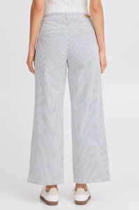 FRANSA<BR>
Tessa Stripe Jeans<BR>
in Birch/Navy<BR>