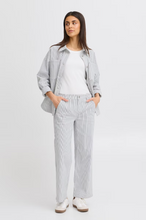 Load image into Gallery viewer, FRANSA&lt;BR&gt;
Tessa Stripe Jeans&lt;BR&gt;
in Birch/Navy&lt;BR&gt;

