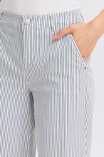 Load image into Gallery viewer, FRANSA&lt;BR&gt;
Tessa Stripe Jeans&lt;BR&gt;
in Birch/Navy&lt;BR&gt;
