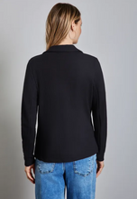 Load image into Gallery viewer, STREET ONE&lt;BR&gt;
Jersey Blazer&lt;BR&gt;
Navy&lt;BR&gt;
