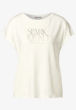 Load image into Gallery viewer, STREET ONE&lt;BR&gt;
Print T shirt&lt;BR&gt;
Cream&lt;BR&gt;
