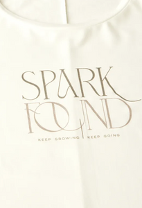STREET ONE<BR>
Print T shirt<BR>
Cream<BR>