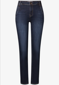STREET ONE<BR>
Casual Fit Jeans<BR>
Denim<BR>