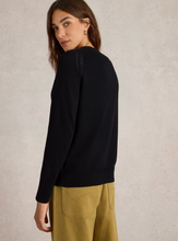 Load image into Gallery viewer, WHITE STUFF&lt;BR&gt;
Lulu Knitted Cardigan&lt;BR&gt;
Black&lt;BR&gt;
