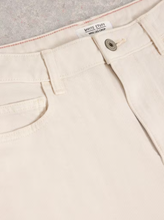 Load image into Gallery viewer, WHITE STUFF&lt;BR&gt;
Tia Crop Jeans&lt;BR&gt;
Blue, White&lt;BR&gt;
