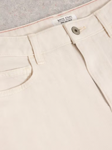 WHITE STUFF<BR>
Tia Crop Jeans<BR>
Blue, White<BR>