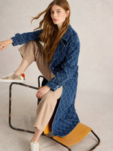 Load image into Gallery viewer, WHITE STUFF&lt;BR&gt;
Dori Denim Trench Coat&lt;BR&gt;
Denim&lt;BR&gt;
