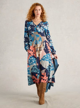 Load image into Gallery viewer, WHITE STUFF&lt;BR&gt;
Megan Jersey Dress&lt;BR&gt;
Navy&lt;BR&gt;
