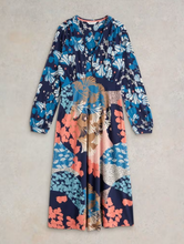 Load image into Gallery viewer, WHITE STUFF&lt;BR&gt;
Megan Jersey Dress&lt;BR&gt;
Navy&lt;BR&gt;
