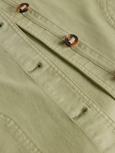 WHITE STUFF<BR>
Eden Denim Jacket<BR>
Green<BR>